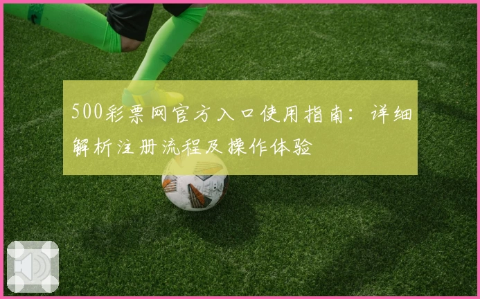 500彩票网官方入口使用指南：详细解析注册流程及操作体验